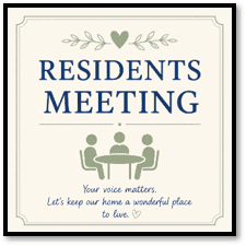 Residents Meeting