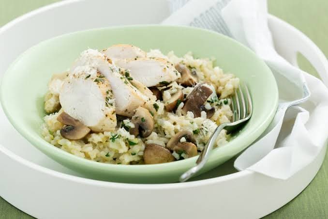 Chicken, Mushroom and Tarragon Risotto